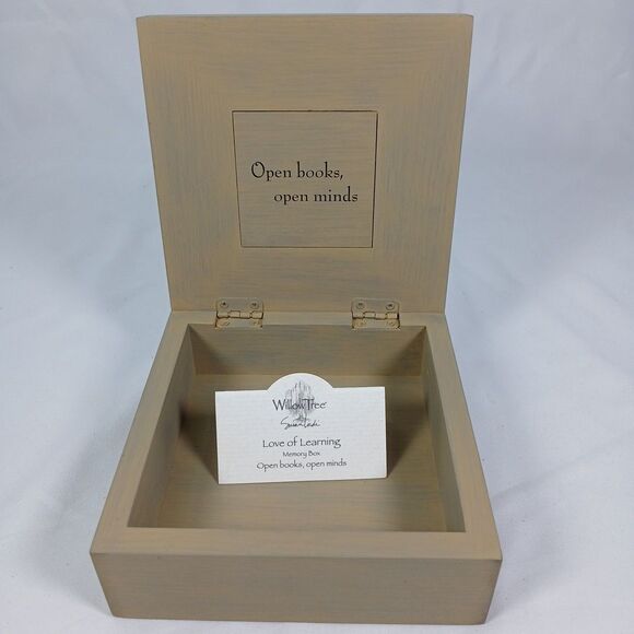 Willow Tree Love of Learning Box Susan Lordi DEMDACO 2007 Figurine Keepsake - Picture 3 of 4